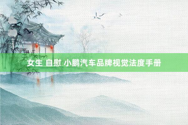 女生 自慰 小鹏汽车品牌视觉法度手册