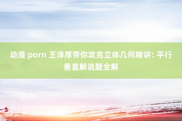 动漫 porn 王淳厚带你攻克立体几何精讲: 平行垂直解说题全解