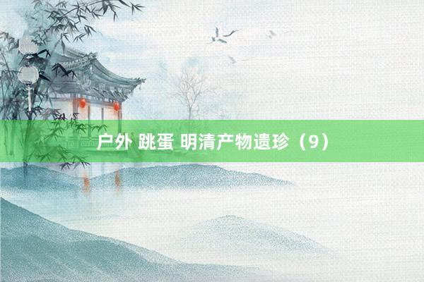 户外 跳蛋 明清产物遗珍（9）