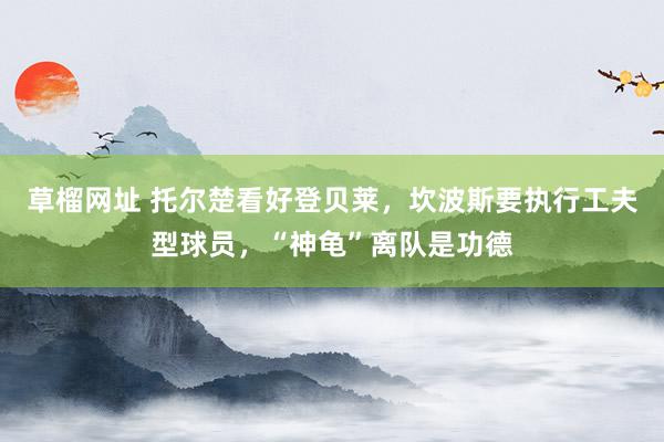 草榴网址 托尔楚看好登贝莱，坎波斯要执行工夫型球员，“神龟”离队是功德