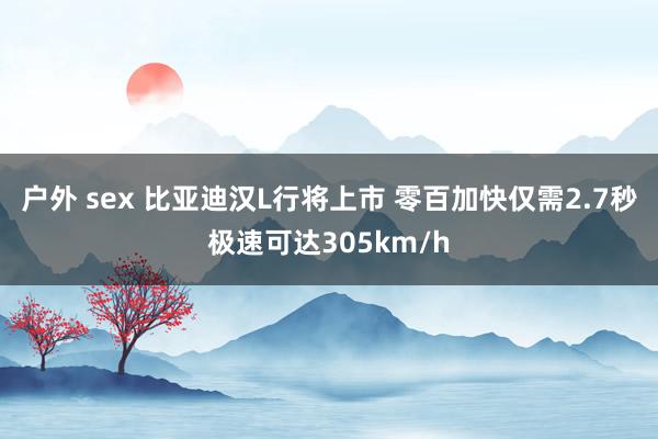 户外 sex 比亚迪汉L行将上市 零百加快仅需2.7秒极速可达305km/h