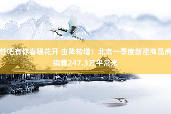 性吧有你春暖花开 由降转增！北京一季度新建商品房销售247.3万平常米